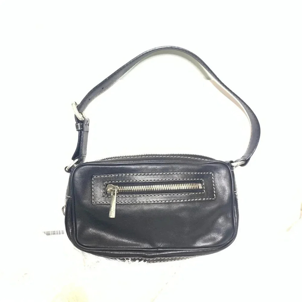 Michael Kors Black leather petite shoulder bag